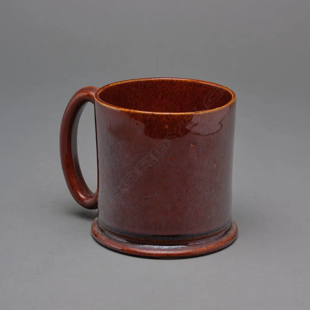 Stoneware tankard - NZ - c.1900 probably Luke Adams, Image 1++